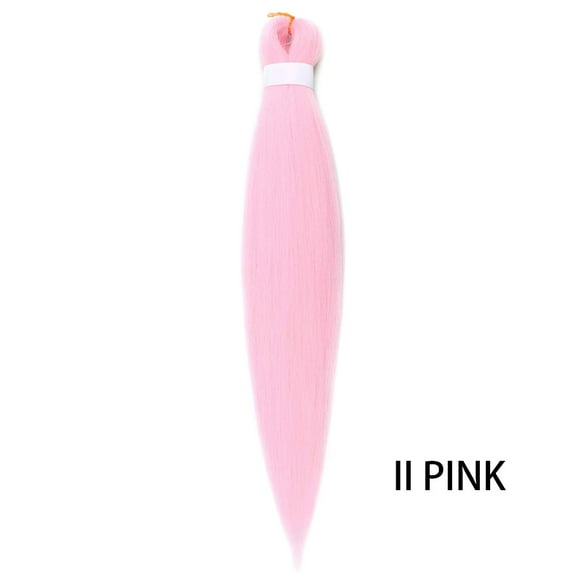 XmhyTop 3PCS 26 Inch Pre-Stretched Synthetic Braiding Hair, Knotless Twist Extensions with Vibrant Colored Options for Easy Styling, PINK C