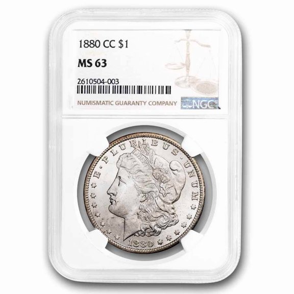 1880-CC Morgan Dollar MS-63 NGC