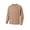 Brown, variant on Unisex Vintage Washed Long Sleeve T-Shirt, 100% Cotton Crew Neck Casual Relaxed Fit Plain Tee
