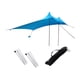 thumbnail image 5 of Tienda de campaña plegable ligera con toldo de playa y aislamiento térmico. Azul, 5 of 9