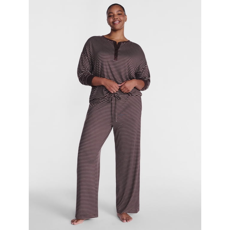Women's Hacci Knit Sleep Pants with Pockets photo 8