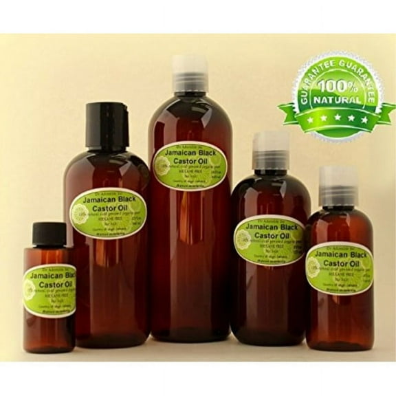 Dr Adorable - 4 oz - Peppermint Jamaican Black Castor Oil - 100% Pure Organic Cold Pressed Natural