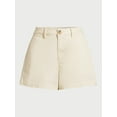thumbnail image 5 of Free Assembly Women’s Mid-Rise Chino Shorts, 4” Inseam, Sizes 0-22, 5 of 6