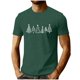 thumbnail image 2 of Tops para hombre, blusas y camisas de cuello redondo y manga corta para hombre, camisetas deportivas informales con estampado navideño a la moda para hombre, blusas de cuello redondo y manga corta, bl, 2 of 5