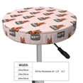 thumbnail image 4 of Vsdgher German Shepherd Dog Print Stool Covers Round,Stretch Round Stool Covers Washable Stool Cushion Slipcover Elastic Chair Covers for 12-14 Inch Chair, 4 of 7
