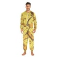 thumbnail image 3 of Yellow Cheese Adult Unisex Onesie Pajamas Slim Fit One Piece Suit Pjs Sleepwear Pajama Jumpsuit, 3 of 8