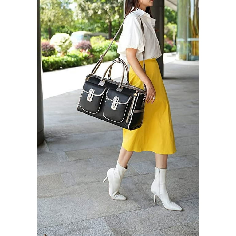 MKF Collection Genevieve Color Block Vegan Leather Women s Duffle