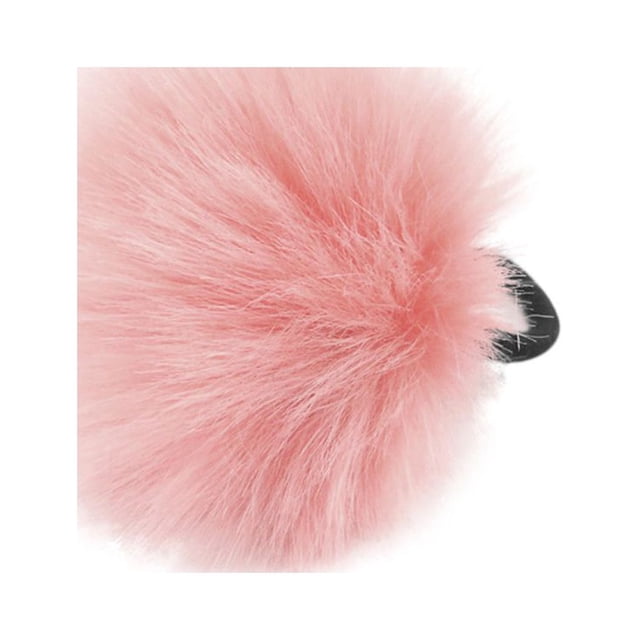 Transemion Faux Pompons Élastique pour Cheveux, Rose P 1 Pce