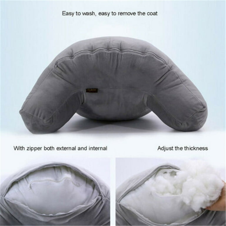 60×45×20 Reading Pillow Office Sofa Bedside Back Cushion for Chair Bed  Lumbar Support Cushions Backrest Pain Relief