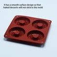 thumbnail image 3 of Molde para hornear de 4 rejillas Inteprter para Chocolate Rojo oscuro, 3 of 6
