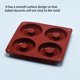 thumbnail image 3 of Molde para hornear de 4 rejillas Inteprter para Chocolate Rojo oscuro, 3 of 6