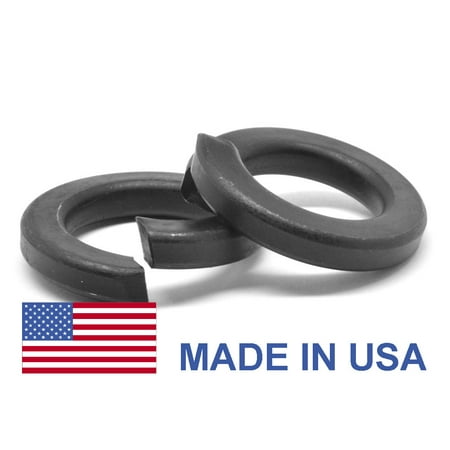 

3/8 Grade 8 Regular Split Lockwasher - USA Alloy Steel Black Oxide Pk 4000