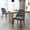 LIGHT GREY, variant on Patchwork Accent Chair Set of 2, Fabric Upholstered Dining Chairs with Tapered Legs, Geometric Pattern, 21W x 18D x 32H, Colorful