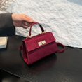 thumbnail image 4 of Embrague Bolso Cruzado Carpas Carro Muñeca Gamuza para Mujeres Compras Viajes, 4 of 6