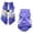 Purple, variant on kladzum Warm Dog Coat, Winter Dog Clothes, Dog Padded Jacket with Traction Buckle In Winter Convenient Travel, Pet Jacket Dog Vests Pet Apparel