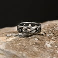 thumbnail image 4 of Industrial Styles Titaniumed Steel Biker Rings Portable Chain Designs Unisex Jewelry Accessory for Sensitive Skin, 4 of 8