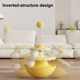 thumbnail image 3 of Jouet pour Chat à Support Inversé avec Balle en Peluche à Ressort, Jouet pour Animal, Base Lestée, Rotation Fluide à 360 Degrés, Jouet d'Activité pour Chat d'Intérieur, 3 of 8