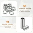 thumbnail image 3 of 6PCS Aluminum Spacers, 5/16 x 1/2 Metal Spacers Aluminum 1 L Spacer Screw Standoff Round Unthreaded Standoff Bushing for 5/16inch Screw Bolts, Silver, 3 of 6
