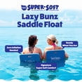 thumbnail image 2 of TRC Recreation Selle d'Eau en Mousse Lazy Bunz pour Piscine, Bleu (Lot de 2), 2 of 9