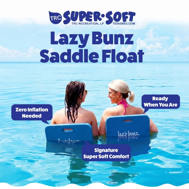 TRC Recreation, Pool Float, Lazy Bunz Foam Water Saddle, Bahama