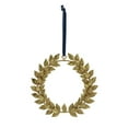 thumbnail image 1 of FRAÎCHE Holiday Gold Leaves Wreath Ornament Set, 3 pack, 1 of 5
