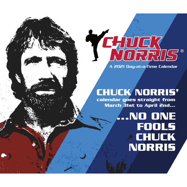 2021 Chuck Norris Day-at-a-Time Box Calendar - Walmart.com ...