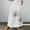 White, variant on Fiudx Womens Clothes Clearance Summer Solid Color Mid-Length Dress Casual Slim Fit Ruched Bodycon Skirt Todays Clearance Deal