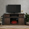 Farmhouse TV Stand Entertainment Center for 65 inch TV 58" Wood TV