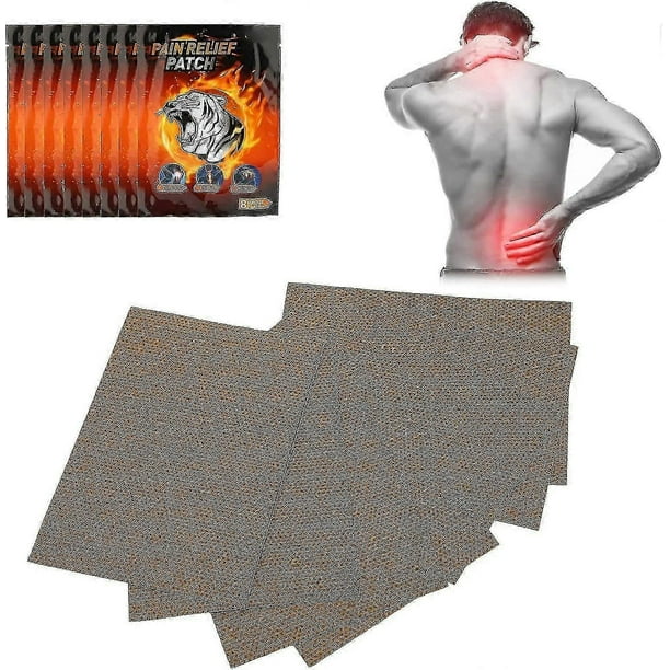 80pcs Tiger Patches, Chinese Red Tiger Back Patch Ultra Strength Heat Patches for Muscle Joint of Knee Shoulder Neck Pain