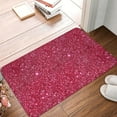 thumbnail image 4 of Goofa 16"x24" Inches Red Glitter Doormats for Outdoor Entrance - Non-Slip Welcome Mat, Heavy Duty Door Mats Outdoor, Spring Doormat, 4 of 9
