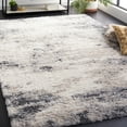 thumbnail image 2 of SAFAVIEH Fontana Shag Damion Camo Plush Area Rug, Ivory/Grey, 6'7" x 6'7" Square, 2 of 8
