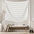 thumbnail image 5 of Cream Moire Large Tapestry for Bedroom Wall Hanging Tapestry, Water Ripple Stripe Farmhouse Ceiling Backdrop Tapestries Poster Blanket Wall Decor for Teens Room Living Room Dorm 100" x 59", 5 of 8