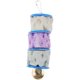 thumbnail image 1 of GOOHOCHY Bird Parrot Toy Dentitud Toy Natural Calcium Stone Bitting Pitting Juguete Pájaro Carril colgante Juguido con campana, 1 of 8