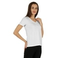 thumbnail image 2 of Inkmeso Womens Short Sleeve V-Neck Shirts Casual Regular Fit Tee T-Shirt Basic Tops, 2 of 7