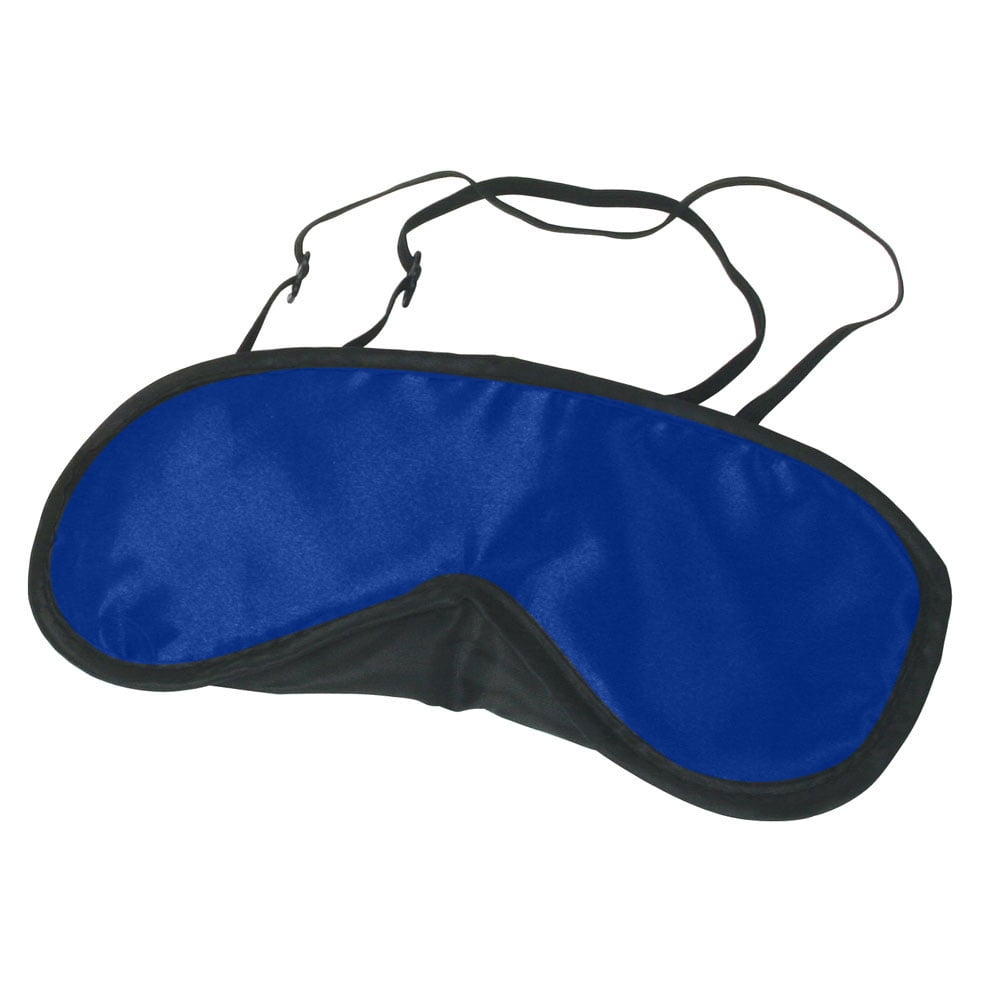 Sleep Mask with Double Elastic Bands Blue