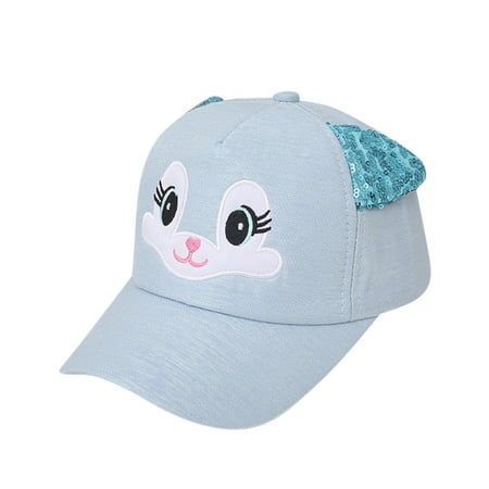 

Relanfenk Baby Hats Boy Girls Soft Bunny Cartoon Sun Eaves Baseball Cap Sun Beret Hat