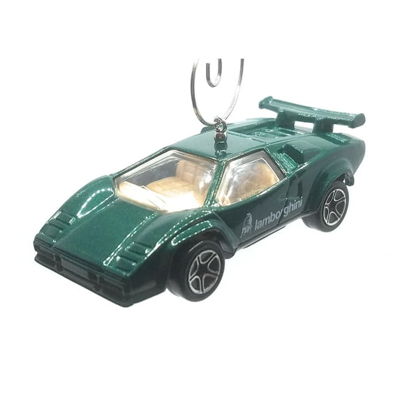 Christmas Ornament for Lamborghini Countach LP 500S Green
