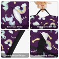 thumbnail image 6 of Unicorn and Rainbow Purple Pattern Teens Toddler Nap Mat with Pillow, Sleeping Mat Bag for Preschool Daycare 50"x20", 6 of 6