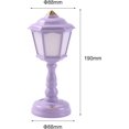 thumbnail image 2 of ABCISI Mini Cute Desk lamp Vintage, LED Desk Lamp Dimmable Table Lamp Reading Lamp with USB Charging Port, Sensitive Control, Eye-Caring Office Lamp,Very Beautiful Decorative Desk lamp(Purple), 2 of 14