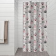 thumbnail image 2 of Unicorn Princess Castle Pattern Shower Curtain 36"x72" ,Bathroom Decorative Shower Curtains Set with 12 Hooks,Modern Waterproof Washable Shower Curtain, 2 of 6