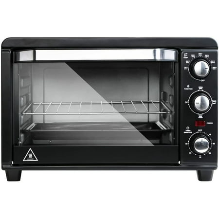 

HUPIMA Toaster Oven Countertop Toaster 20L Capacity With Timer-Bake-Broil-Toast Setting