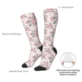 thumbnail image 6 of Haiem Rose Flowers Socks, Funny Novelty Crazy Design Cotton Socks Sports Socks Knee High Socks For Men, Women,1Pairs - Gift For Working Friends, 6 of 8