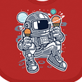 thumbnail image 4 of Inktastic Astronaut Ice Cream Boys or Girls Baby Bib, 4 of 4