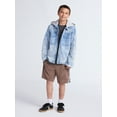 thumbnail image 2 of Weekend Academy Boys Hooded Denim Jacket, Sizes 4-18, 2 of 5