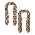 thumbnail image 2 of Fotbe Retro Floral Butterfly Printed Class of 2024 Graduation Stole, 2 of 7