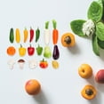 thumbnail image 2 of HLONK 34 Pcs Fake Vegetables Models Artificial Mini Toys for Kids Realistic Simulation Faux Props Decor Preschool Toddler, 2 of 6