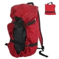 thumbnail image 1 of Bolsa de cuerda para escalada en roca con correa de hombro plegable para acampar al aire libre y senderismo (roja), 1 of 14