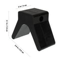 thumbnail image 2 of LEEYNEER Pièces et Accessoires de Bateau Rouleaux en Caoutchouc pour Remorque Noir, 2 of 8