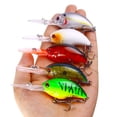 thumbnail image 4 of 10PCS Fishing Lures Crankbaits 9cm/11.7g Minnow Hooks Tackle Hard Bait Bass Pike, 4 of 21
