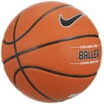 thumbnail image 2 of Nike Baller Basketball Full Size (29.5", Ages 13+) Amber/Black/Metallic Platinum, 2 of 3